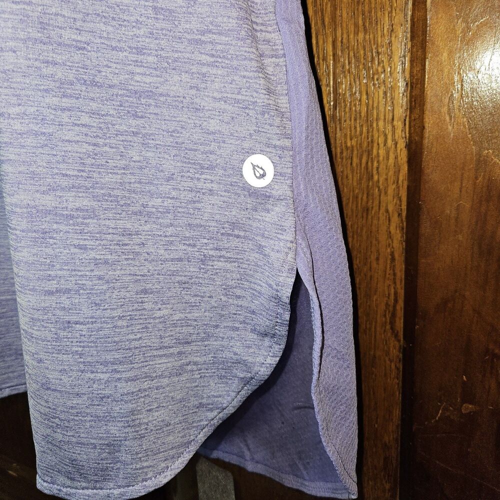 Baleaf Purple Small LS Workout Top Running Athletic Shirts Quick Dry UPF 50 - Picture 9 of 9